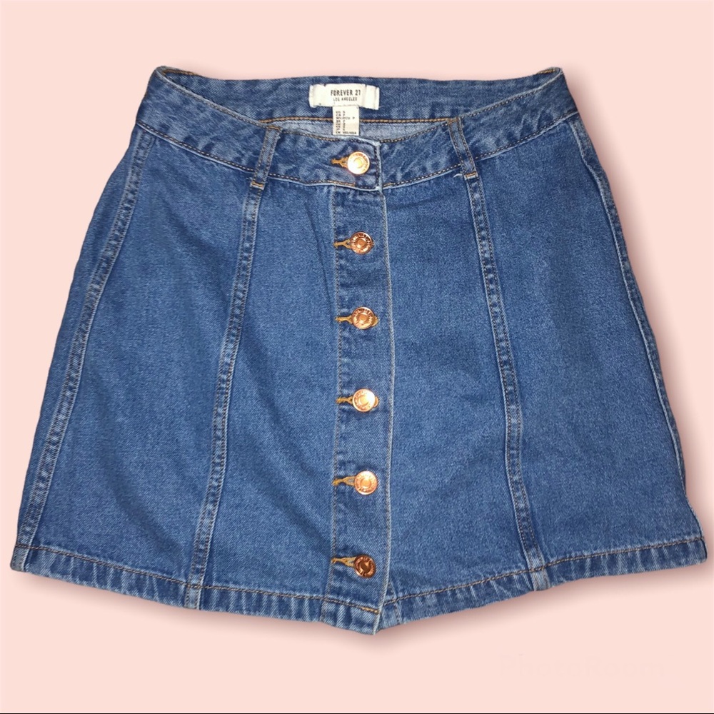 Forever 21 Jean Skirt